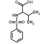 CAS 登录号：85849-94-1， N-(苯磺酰基)缬氨酸