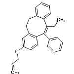 CAS#: 85850-83-5, 3-(Allyloxy)-11-ethyl-12-phenyl-5,6-dihydrodibenzo[a,e][8]annulene