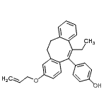 CAS#: 85850-87-9, 4-[2-(Allyloxy)-6-ethyl-11,12-dihydrodibenzo[a,e][8]annulen-5-yl]phenol