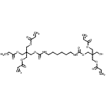 CAS#: 85865-99-2, 2,17,17-Tris[(acryloyloxy)methyl]-2-(hydroxymethyl)-5,14,20-trioxo-4,15,19-trioxa-6,13-diazadocos-21-en-1-yl acrylate