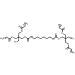 CAS 登录号：85866-00-8， 2,17-二[(丙烯酰氧基)甲基]-17-乙基-2-(羟基甲基)-5,14,20-三氧代-4,15,19-三氧杂-6,13-二氮杂二十二-21-烯-1-基丙烯酸酯
