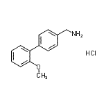CAS 登录号：858674-01-8， 1-(2'-甲氧基-4-联苯基)甲胺盐酸盐(1:1)