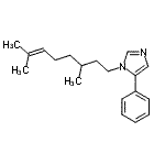 CAS 登录号：85889-74-3， 1-(3,7-二甲基-6-辛烯-1-基)-5-苯基-1H-咪唑