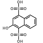 CAS#: 85895-99-4, 2-Hydroxy-1,4-naphthalenedisulfonic acid