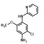 CAS#: 85896-07-7, 5-Chloro-2-methoxy-N-(2-pyridinyl)-1,4-benzenediamine