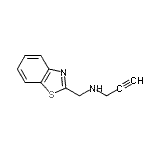 CAS#: 85902-44-9, N-(1,3-Benzothiazol-2-ylmethyl)-2-propyn-1-amine