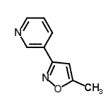 CAS 登录号：85903-32-8， 3-(5-甲基异恶唑-3-基)吡啶