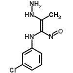 CAS 登录号：85914-42-7， 3-氯-N-[(1E)-2-肼基-1-亚硝基-1-丙烯-1-基]苯胺