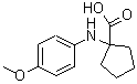 CAS 登录号：859181-99-0， 1-[(4-甲氧基苯基)氨基]环戊烷羧酸