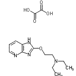 CAS#: 85930-08-1, N,N-Diethyl-2-(1H-imidazo[4,5-b]pyridin-2-yloxy)ethanamine ethanedioate (1:1)