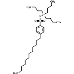 CAS#: 85938-51-8, Tributyl{[(4-dodecylphenyl)sulfonyl]oxy}stannane