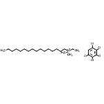 CAS 登录号：85940-51-8， N-乙基-N,N-二甲基-1-十六烷铵2,3,5,6-四氯苯酚