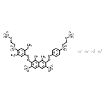 CAS#: 85959-29-1, Tetrasodium 4-amino-5-hydroxy-6-[(2-methoxy-5-methyl-4-{[2-(sulfonatooxy)ethyl]sulfonyl}phenyl)diazenyl]-3-[(4-{[2-(sulfonatooxy)ethyl]sulfonyl}phenyl)diazenyl]-2,7-naphthalenedisulfonate