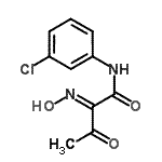 CAS 登录号：85968-59-8， (2E)-N-(3-氯苯基)-2-(羟基亚胺)-3-氧代丁酰胺
