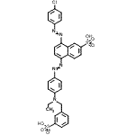 CAS#: 85977-48-6, 8-[(4-Chlorophenyl)diazenyl]-5-({4-[ethyl(3-sulfobenzyl)amino]phenyl}diazenyl)-2-naphthalenesulfonic acid