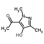 CAS#: 85985-63-3, 1-(4-Hydroxy-1,3-dimethyl-1H-pyrazol-5-yl)ethanone