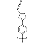 CAS 登录号：859850-96-7， 4-异氰酸-2-[4-(三氟甲基)苯基]-1,3-噻唑
