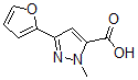 CAS#: 859851-00-6, 3-(2-Furanyl)-1-Methyl-1H-Pyrazole-5-carboxylic Acid