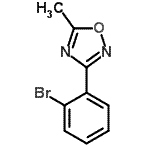 CAS#: 859851-04-0, 3-(2-Bromophenyl)-5-methyl-1,2,4-oxadiazole