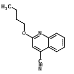 CAS#: 859929-66-1, 2-Butoxy-4-quinolinecarbonitrile