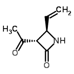 CAS#: 86039-87-4, (3S,4R)-3-Acetyl-4-vinyl-2-azetidinone