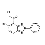 CAS 登录号：860591-27-1， 2-氯-1-(5-羟基-2-苯基-2H-苯并三唑-4-基)乙酮