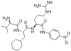 CAS 登录号：86073-75-8， D-缬氨酰-3-环己基-L-丙氨酰-N-(4-硝基苯基)-L-精氨酰胺