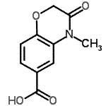 CAS#: 861338-27-4, 4-Methyl-3-oxo-3,4-dihydro-2H-1,4-benzoxazine-6-carboxylic acid