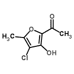 CAS#: 861357-60-0, 1-(4-Chloro-3-hydroxy-5-methyl-2-furyl)ethanone