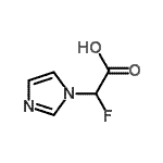 CAS#: 861397-68-4, Fluoro(1H-imidazol-1-yl)acetic acid