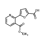 CAS#: 862089-25-6, 5-[3-(Methoxycarbonyl)-2-pyridinyl]-2-furoic acid
