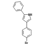 CAS 登录号：862201-35-2， 4-(4-溴苯基)-2-苯基-1H-吡咯