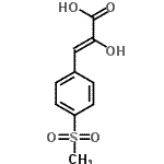 CAS#: 862252-59-3, (2Z)-2-Hydroxy-3-[4-(methylsulfonyl)phenyl]acrylic acid