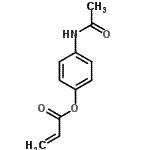 CAS 登录号：86229-44-9， 4-乙酰氨基苯基丙烯酸酯