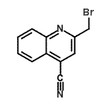 CAS#: 863654-36-8, 2-(Bromomethyl)-4-quinolinecarbonitrile
