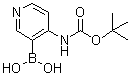 CAS#: 863752-59-4, Boc-4-Aminopyridine-3-Boronic Acid