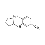 CAS#: 864275-10-5, 4-Amino-3-(cyclopentylamino)benzonitrile