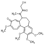 CAS#: 86436-33-1, 2-Hydroxy-N-methyl-N-(1,2,3,10-tetramethoxy-9-oxo-5,6,7,9-tetrahydrobenzo[a]heptalen-7-yl)acetamide