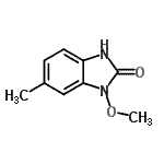 CAS 登录号：86465-39-6， 1-甲氧基-6-甲基-1,3-二氢-2H-苯并咪唑-2-酮