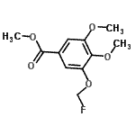 CAS 登录号：864684-84-4， 甲基3-(氟甲氧基)-4,5-二甲氧基苯甲酸酯