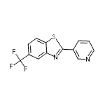 CAS#: 864684-89-9, 2-(3-Pyridinyl)-5-(trifluoromethyl)-1,3-benzothiazole