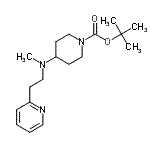 CAS#: 864685-08-5, 2-Methyl-2-propanyl 4-{methyl[2-(2-pyridinyl)ethyl]amino}-1-piperidinecarboxylate