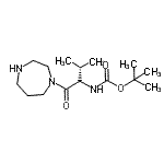 CAS#: 864754-28-9, 2-Methyl-2-propanyl [(2R)-1-(1,4-diazepan-1-yl)-3-methyl-1-oxo-2-butanyl]carbamate