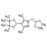 CAS#: 864754-33-6, 1-(2,2-Dimethoxyethyl)-3,5-dimethyl-4-(4,4,5,5-tetramethyl-1,3,2-dioxaborolan-2-yl)-1H-pyrazole