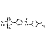 CAS#: 864759-41-1, N-(6-Methoxy-3-pyridinyl)-4-(4,4,5,5-tetramethyl-1,3,2-dioxaborolan-2-yl)benzamide