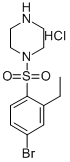 CAS#: 864759-59-1, 4-(4-Bromo-2-Ethyl-Benzenesulfonyl)-Piperazine Hydrochloride
