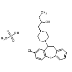 CAS#: 86499-09-4, 1-[4-(8-Chloro-10,11-dihydrodibenzo[b,f]thiepin-10-yl)-1-piperazinyl]-2-butanol methanesulfonate (1:1)