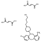 CAS#: 86499-16-3, 4-[4-(8-Chloro-1-methyl-10,11-dihydrodibenzo[b,f]thiepin-10-yl)-1-piperazinyl]-1-butanol (2E)-2-butenedioate (1:2)