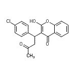 CAS#: 86508-37-4, 3-[1-(4-Chlorophenyl)-3-oxobutyl]-2-hydroxy-4H-chromen-4-one