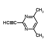 CAS#: 86520-99-2, 2-Ethynyl-4,6-dimethylpyrimidine